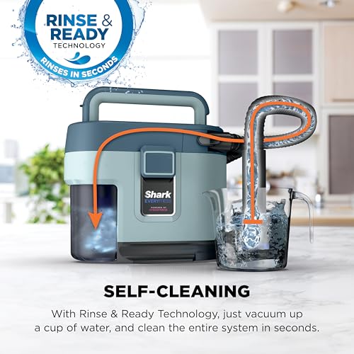 Shark EveryMess Ultra-Powerful 3-in-1 Wet Vac, Dry Vac, & Stain Eliminator with StainForce Technology, Perfect for Homes, Pets, and Cars, 3 Accessories and Cleaning Solution, Gray, VX101 - Image 5