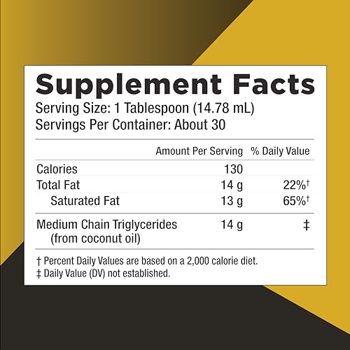 Keto Science N10783 Ketogenic Mct Oil Dietary Supplement, Made From 100% Coconuts, Sustained Natural Energy, Helps Burn Fat And Weight Loss thumb #1