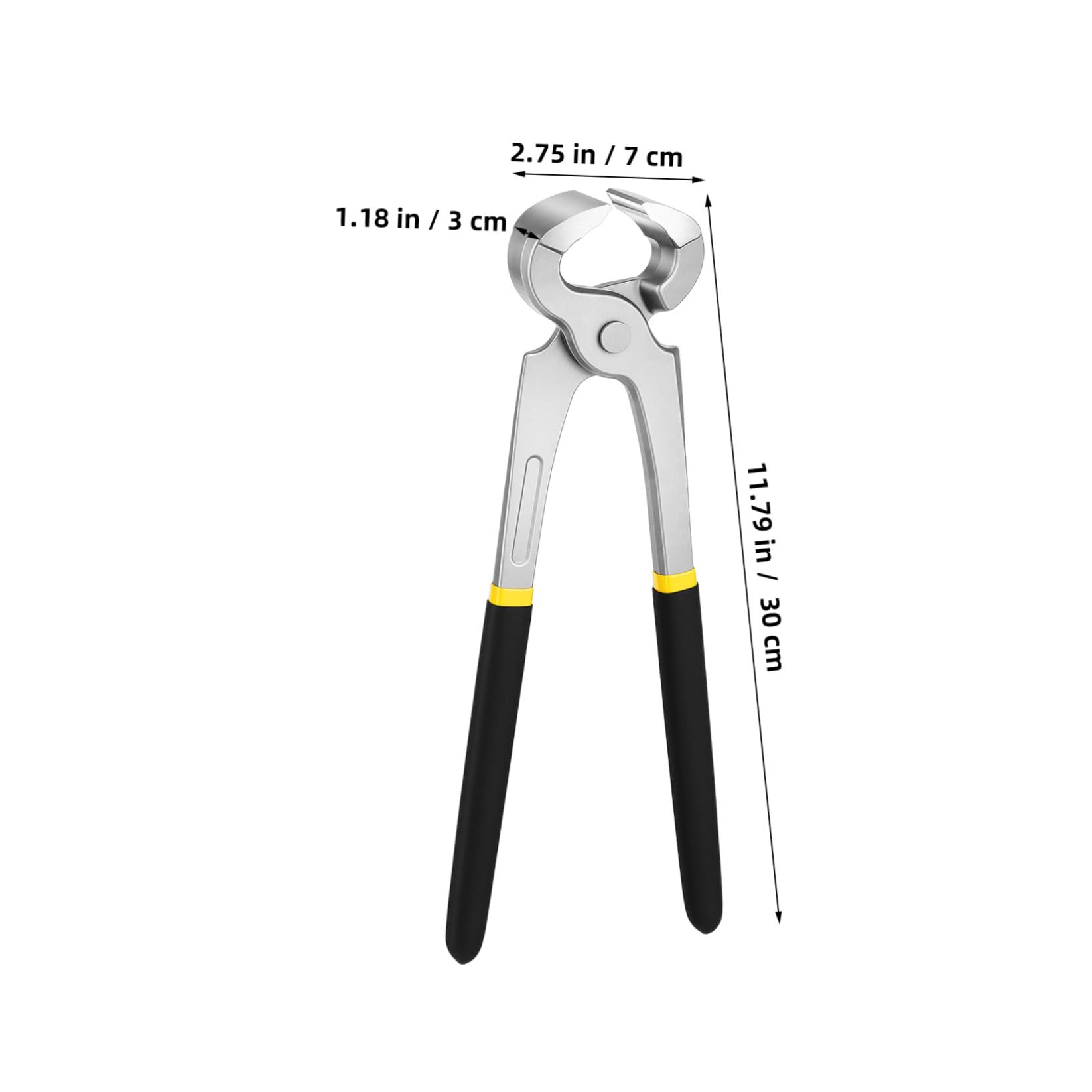Tenaglia per Zoccoli Bovini Multifunzione, Metallo Nero 30cm | Leggera e Portatile, per Cammello e Bovino, Accessori da Maniscalco, Taglio Rapido