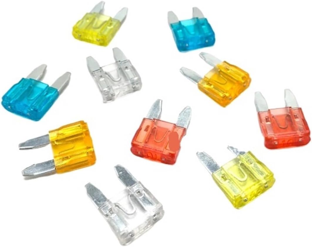 for Excavator Accessories Fuse Blade Fuse Insert Excavator Safety Blade((10) Flat Head)