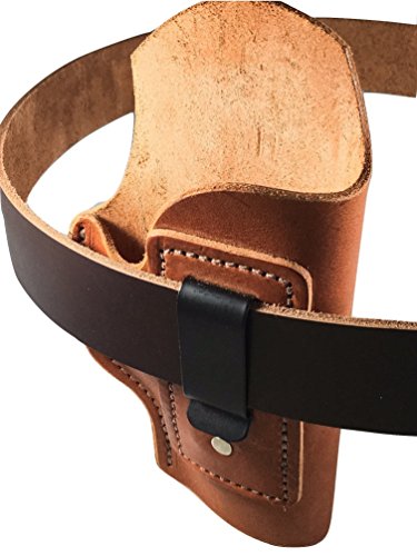Dangerous Threads Concealed Carry Weapon Belt (CCW) - Mens Heavy Dark Chocolate Brown Leather Gun Belt 1 3/4" Wide3