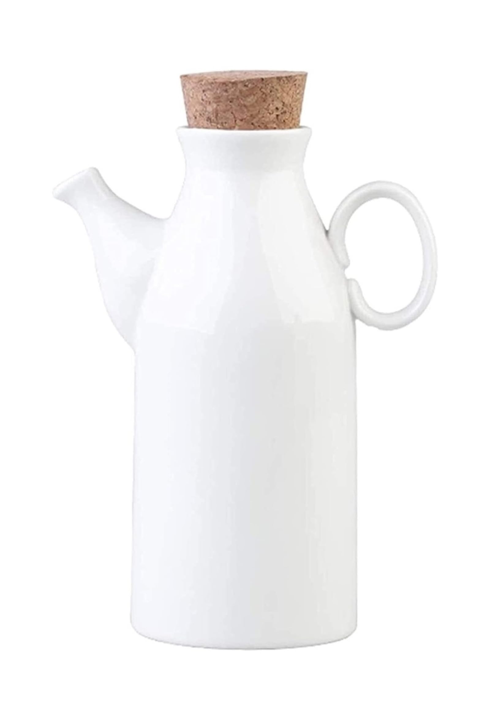 Distributore di Olio E Aceto Distributore di Olio E Aceto, Bottiglie di Olio E Aceto in Ceramica Essenziali per La Cucina con Tappi di Sughero - Bottiglia di Olio da,