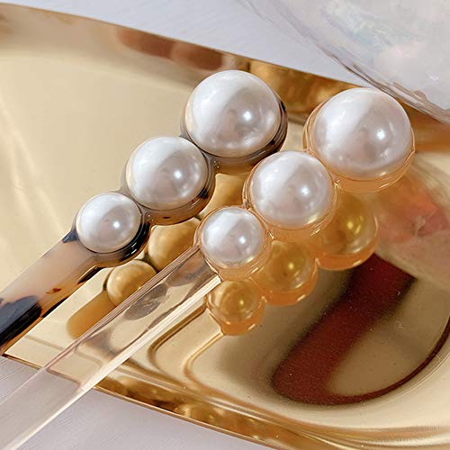 Xiaoyaojng Hair Stick For Long Hair, Chinese Leopard Printing Pearl Hair Sticks For Buns Women Hair Accessories(Metal,Leopard) #TOP2