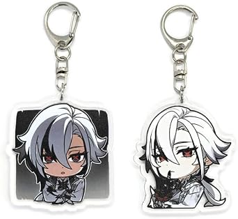 EBTY DREAMS Inc. - Set of 2 Genshin Impact Acrylic Keychain Arlecchino v1