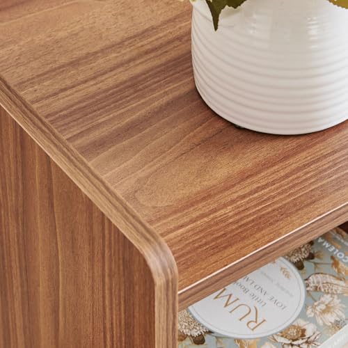 Image of Home Centre | Helios - Alton | Engineered Wood | Bed Side Tables | Walnut | 1 Year Warranty