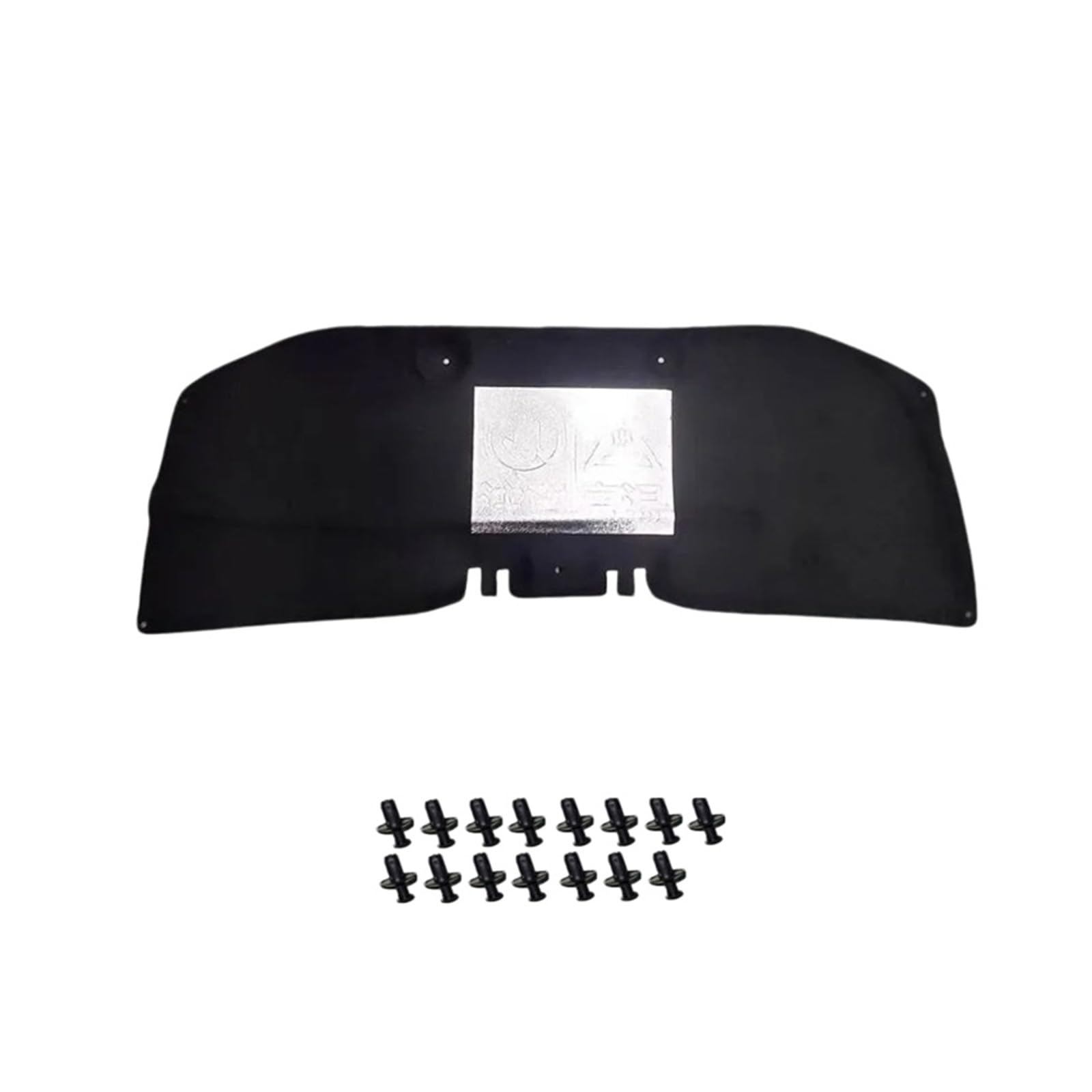 Lycheu 14-19 Aluminum Foil Front Hood Engine Firewall For Highlander Xu40 Xu50 Xu70 2008-2025 Car Hood Linin Engine Thermal Insulation Soundproof Cotton Accessories