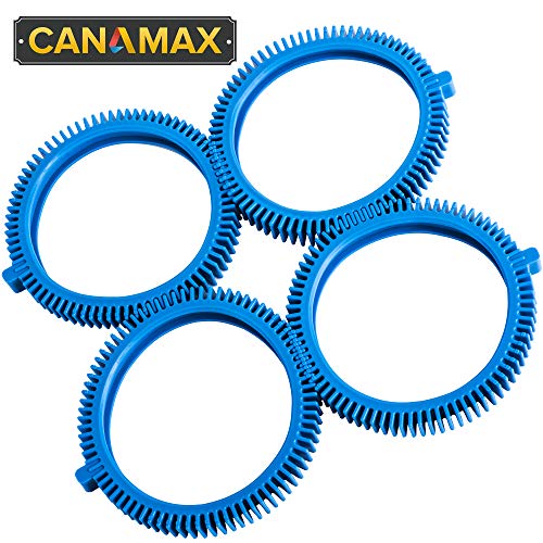 896584000-143 blauer Vorderreifen-Set, Vorderreifen mit Humpen-Ersatz für Pool-Reiniger, 2 x 4x, Druck, Standard-Vorderreifen, Ersatz-Set für