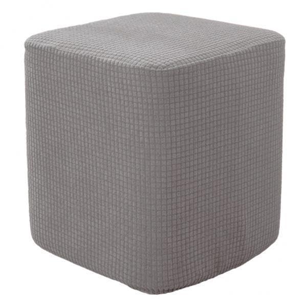 3xSquare Foot Rest Ottoman Covers Decorative Footstool Slipcover Gray|Home & Garden | Furniture | Slipcovers|1 Piece Square Footstool Ottoman Cover(3 Pack)-image-41