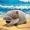 Acgtrick Cute Moo Deng Plush Soft Deng Pygmy Hippo Plushie Toy Stuffed Animal Pillow Christmas Birthday Gift for Boys Girls Kids Adults 9 inch #5
