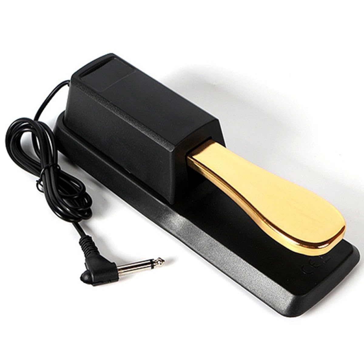 Pedale Sustain per Pianoforte Digitale in Lega Antiruggine Pedale Damper per Tastiera Elettronica e Sintetizzatore Accessorio Professionale Compatibile Strumenti a Tastiera