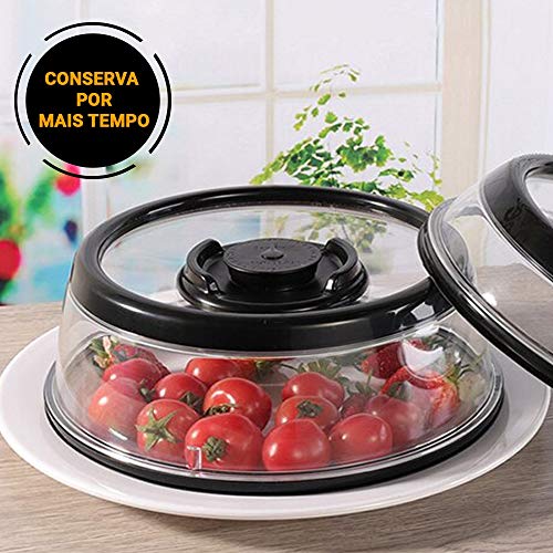 Tampa Seladora a Vácuo Conservação e proteção Alimentos 25cm