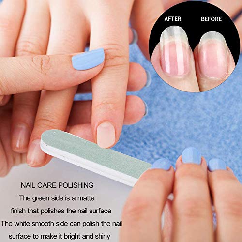 Nagelfeilen und Puffer, 20 Stück Nagelfeile Nagelpuffer Professionelles Maniküre-Werkzeug-Set zum Schleifen und Polieren… – Bild 8