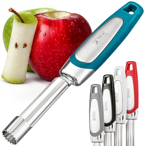 Orblue Premium Apple Corer Tool - Durable Stainless Steel Fruit Core Extractor Tool - Apple Corer...