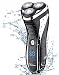 HATTEKER Electric Shaver Rotary Razor Men Cordless Beard Trimmer Pop-trimmer Wet Dry Shaver Waterproof
