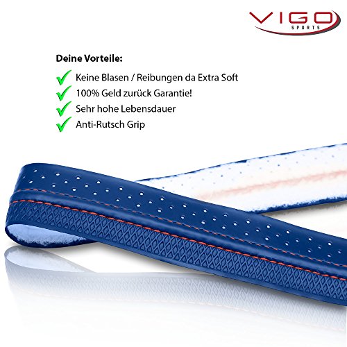 VIGO SPORTS selbstklebendes Tennis Griffband mit Anti-Schweiß Technologie – rutschfestes Badminton Griffband universell für Tennisschläger, Badminton Schläger & Overgrip - Griffband Tennisschläger - Image 5