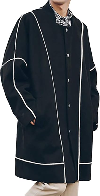 Amazon Heaven Days ヘブンデイズ スタジャン コート 春秋 ジャケット スプリングコート カジュアル ビジネス ロング丈 ラインデザイン メンズ 1903e0053 コート ジャケット 通販