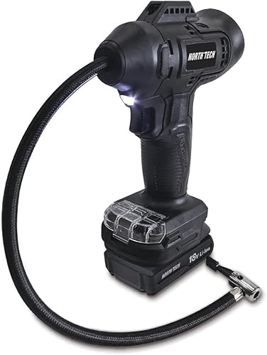 Miniatura 4 de North Tech Kit de inflado inalámbrico de 18 voltios de 160 PSI tu solución todo en uno para inflar sin esfuerzo!