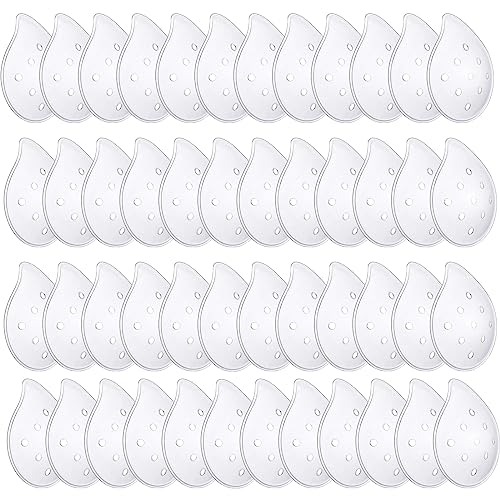 48 Pcs Plastic Ventilated Eye Shields Plastic Eye Coverings with Small Hole Transparent Eye Protections Breathable Eye Care Supplies for Patient by Yssreey - Used condition - US$24.18