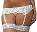 Seven 'til Midnight Women's All Lace Garter Belt Plus