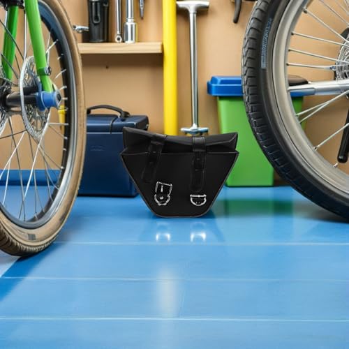 Sacoche de moto contre la perte d'outils à double boucle