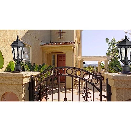 Nuvo 60/5943 East River 1-Light Outdoor Post Lantern, Matte Black #TOP7