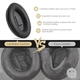 Nauszniki z prawdziwej skóry do słuchawek Bose QuietComfort QC 35 35-ii 25 15 2, skóra jagnięca, zamiennik do słuchawek QC35 QC35-ii QC25 QC15 QC2 SoundLink SoundTrue Around-Ear II AE2