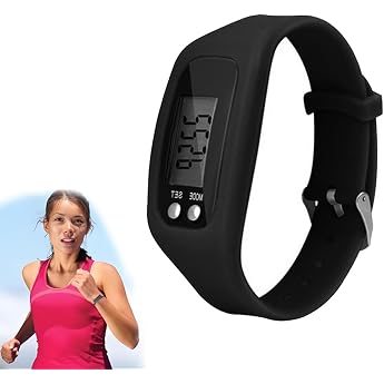 Pedometer, Wristwatch, Multifunctional, Pedometer, Electronic Pedometer, Large Screen, LED, 3D Sensor, Digital Watch, Activity Meter, Wristband, Calorie Monitoring, Portable, Easy to Operate