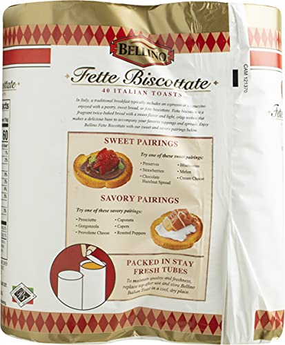Bellino Italian Toast Wheat Crackers, 10.5 Ounce Package #TOP2