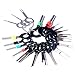 Febrytold 21Pcs Terminals Removal Key Tools Set for Car, Auto Electrical Wiring Crimp Connector Pin Extractor Puller Repair Remover Key Tools Set for Most Connector Terminal
