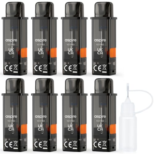 �y���K�i�z Aspire Gotek V2 POD �d�q�^�o�R �����p �J�[�g���b�W 2��x4�Z�b�g�i0.6���j | �A�X�p�C�A �S�[�e�b�N Pro/Pro2/X2/X3/Nano�Ή� ���L�b�h������ �e��4.5ml ���� �l�ߑւ��p �j�R�`���Ȃ� ��