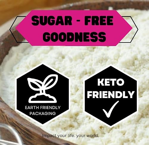 Impact Keto Vanilla Cake Mix – Sugar Free Keto Diet Friendly Baking Mix – 2 Net Carb, Non-Gmo, Easy To Bake Keto Dessert & Healthy Delicious, Moist And Fluffy Cake – 10.6Oz Pouch #TOP3