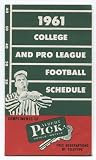 College and Pro League Football Schedule 1961- NCAA & NFL