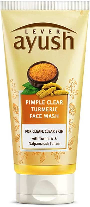Ayush Anti Pimple Natural Ayurvedic Turmeric Face Wash