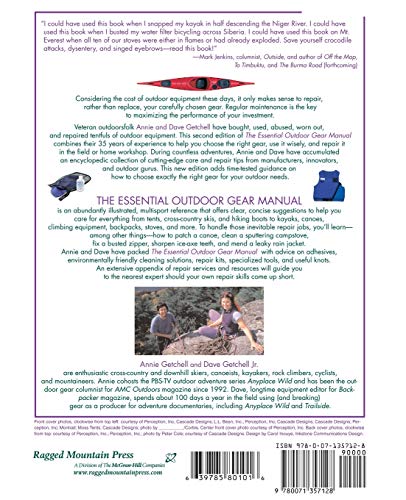 The Essential Outdoor Gear Manual: Equipment Care, Repair, And Selection #TOP1