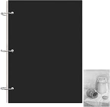FUYOAL A4 Sketch Book, 75 Sheets/150 Pages, 160GSM, Kraft Cover, Ring Bound | Hardback Kraft Cover, 360° Ring Binding, Smooth Bleed-Resistant Paper, for Sketching, Drawing and Journaling