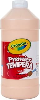 Crayola Tempera Paint 32-Ounce Plastic Squeeze Bottle, Peach