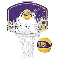 Wilson Mini-Basketballkorb NBA TEAM MINI HOOP, LOS ANGELES LAKERS, Kunststoff