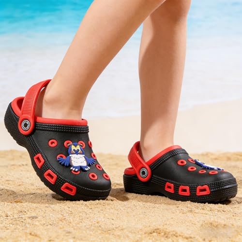 Image of Toddler Little Kids Clogs Slippers Sandals, Non-Slip Girls Boys Clogs Slide Lightweight Garden Shoes Slip-on Beach Pool Shower Slippers