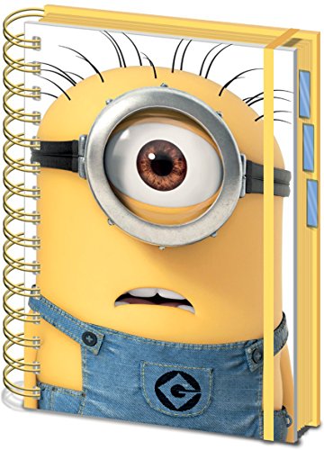 Moi, moche et méchant Minion Shocked Cahier de projet Format A5 Cover