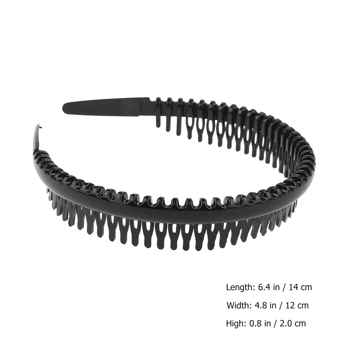 30 unidades de diadema ondulada para mujer, diadema ondulada, banda para el pelo para hombre, banda deportiva para el pelo, diadema para hombres y mujeres, peine de metal para hombre