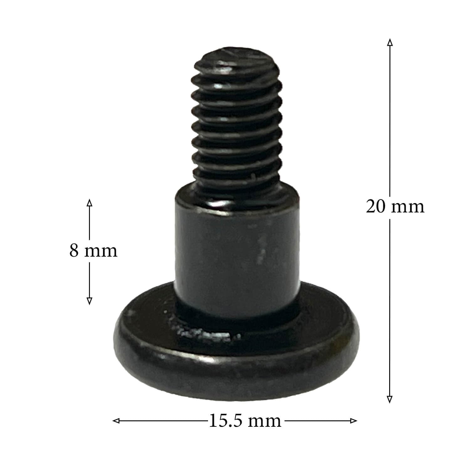 Blackstone Griddle Replacement Short M6 Step Bolt for Gas Griddles with Side Shelves - 4-Pack