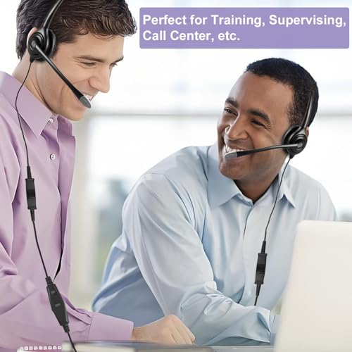 Cable divisor en Y QD para auriculares Plantronics con control de volumen 7