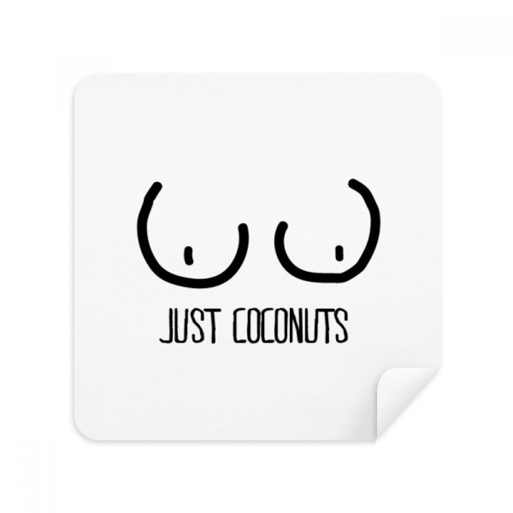 Chiffon de nettoyage verres rayés solution téléphone screen cleaner suède coconuts - 3