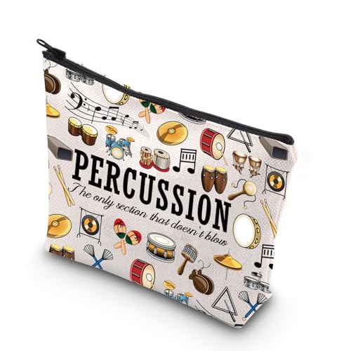 Marching Band Makeup Bag Marching Band Gifts Percussion The Only Section That Doesn't Blow Marching Band Season Gifts (percuss UK)