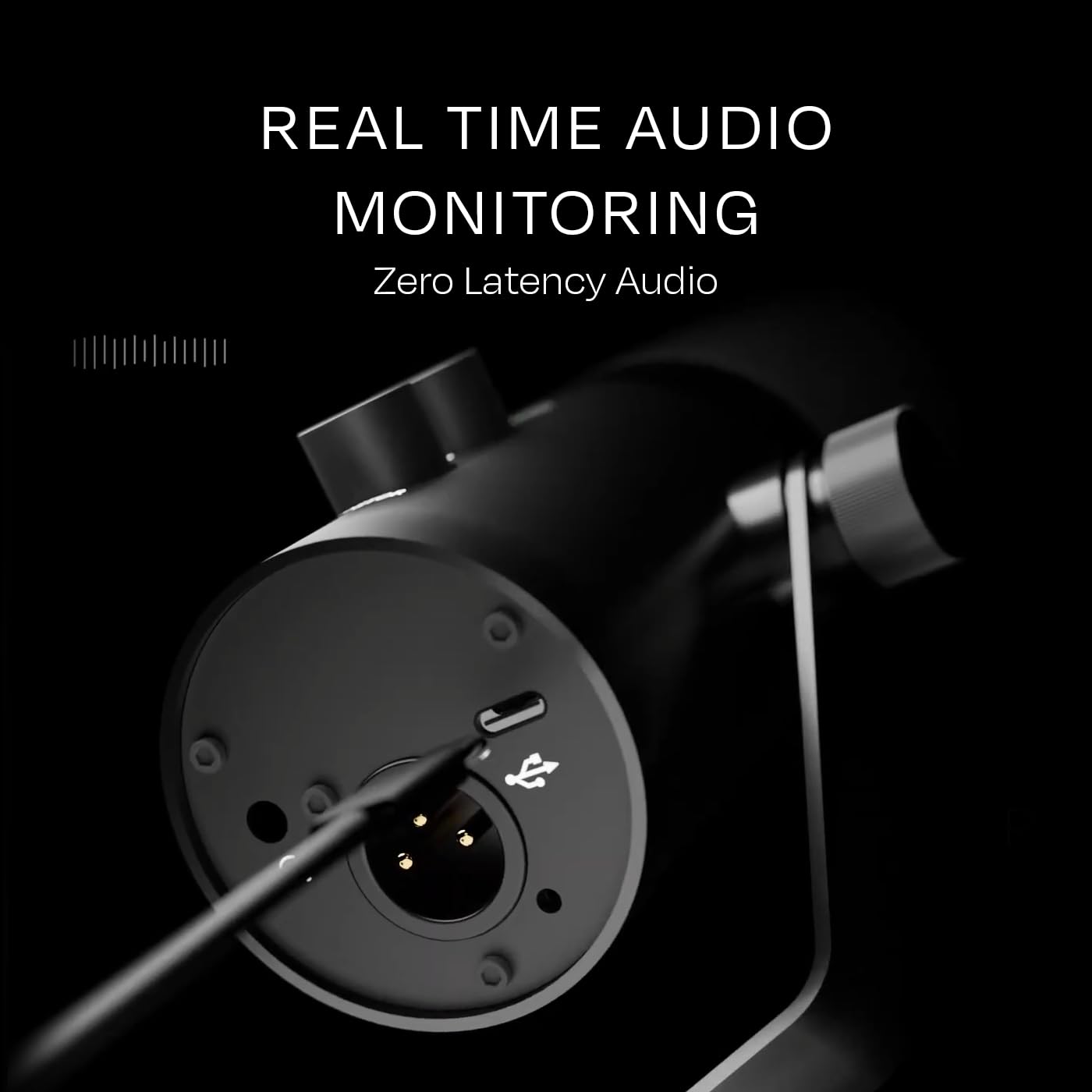 Kreo Sonik Dynamic Gaming Microphone – XLR/USB Mic with RGB Lighting, Gain & Mute Control, Desk Stand – for PC, Mobile, Console, Streaming, Podcasting, YouTube, Discord, Recording - Image 7 thumbnail