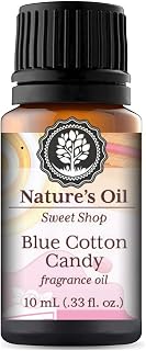 Blue Cotton Candy Fragrance Oil Sweet 10ml for Slime Scents, Diffuser Oils, Making Soap, Candles, Lotion, Home Scents, Linen Spray and Lotion