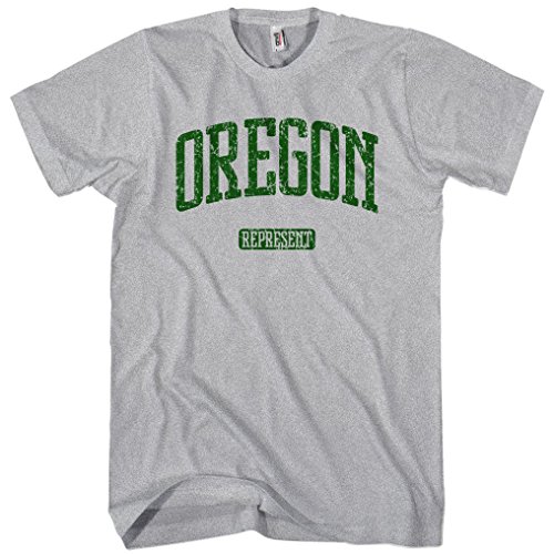Smash Transit Men's Oregon Represent T-Shirt - Heather Gray, Large