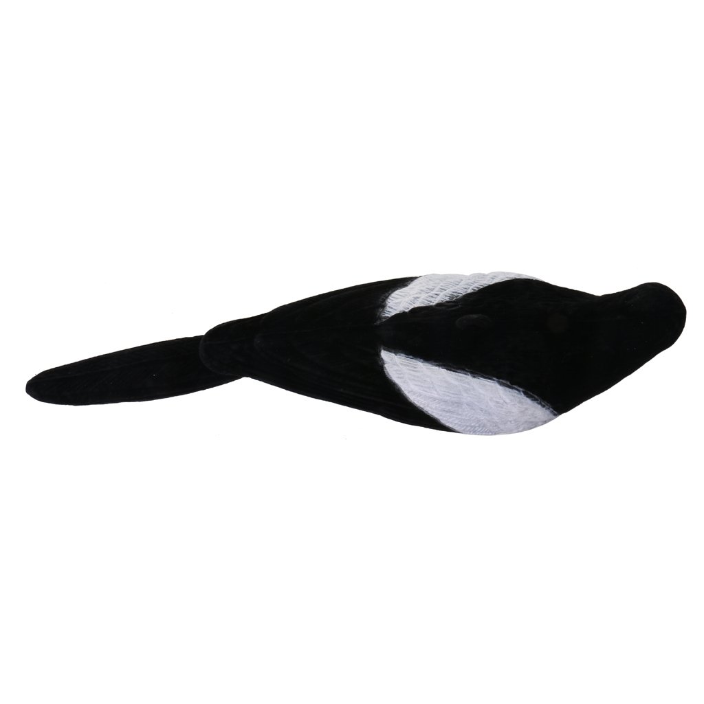 MagiDeal Piena Floccato Vocazione Realistica Tiro Gazza Decoy Caccia Esca Decoying Bianco Nero Plastica Robusto Accessorio Sport