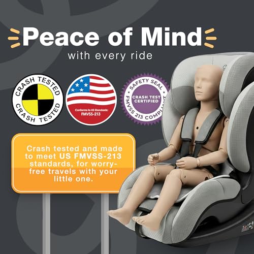 Image of Bear and Care - Potty Training Car Seat Protector - Waterproof Car Seat Liner - Piddle Pads for Stroller, Toddlers & Baby Carseat - Travel-Friendly Washable Liner Mat for Spills Leak (Gray, Pack of 2)