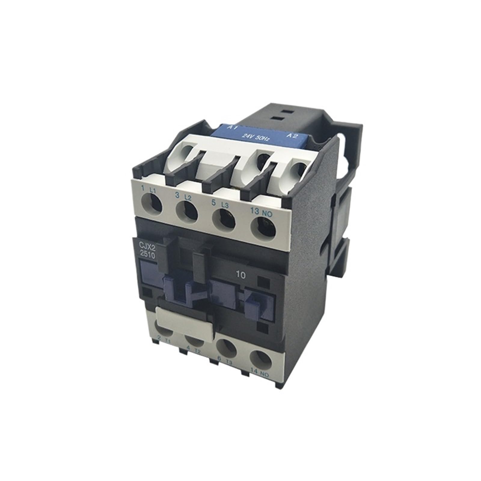 WTEPNQQDI 50/60Hz Ui 660V Ith 40A 35mm DIN Rail 3P + NO 24V Coil Voltage AC Contactor CJX2-2510